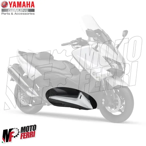 MF6321 Spoiler Sotto Pedana Destro Bianco Originale Yamaha TMax 530 (2012/2016)