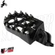 MF6334 Pedane Poggiapiedi Cross Honda CR CRF 125 250 450 1000 Nero Maggiorate