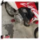 MF6335 Pedane Poggiapiedi Cross Honda CR CRF 125 250 450 1000 Rosso Maggiorate