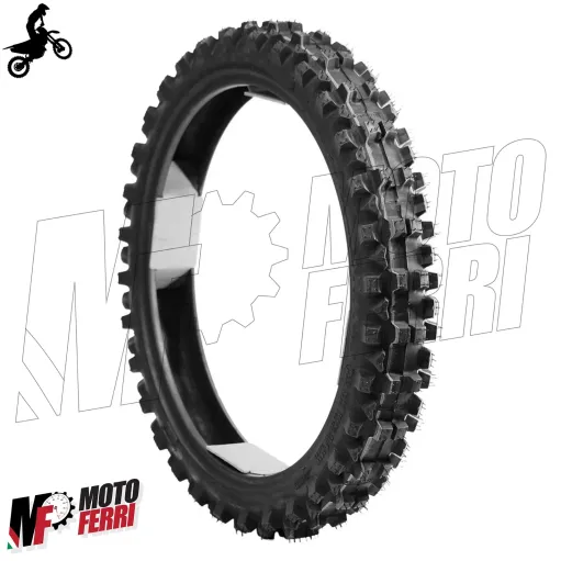 MF6337 Copertone Gomma Pneumatico 60/100-14 Tassellata Pit Dirt Bike Mini Cross