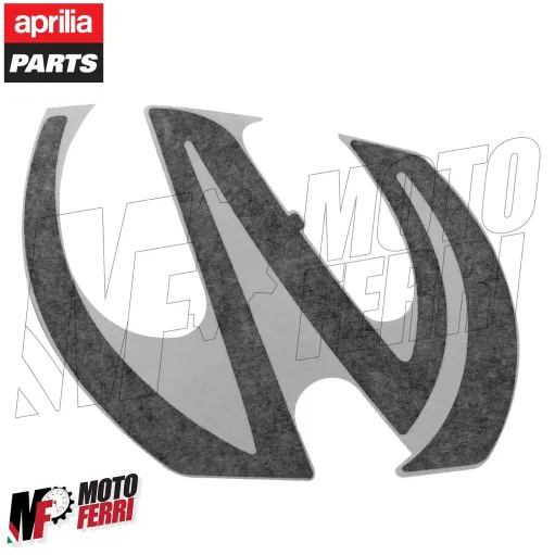 MF6339 - Adesivo Post Sinistro Nero Opaco/Grigio Orig Aprilia Scarabeo 50 2018
