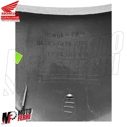 MF6340 Carena Anteriore Destra Porta Freccia Grigio Originale Honda Bali 50