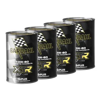 MF3771 Olio Motore Bardahl XTR C60 10W-60 Racing 39.67 100% Full Sintetico - 4Lt