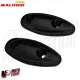 MF2539 Tappi Coperchi Malossi Specchietti Nero Lucido Yamaha TMax 500 2001 / 2007