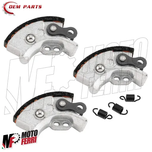 MF0111 - Kit 3 Massette Frizione Piaggio Si Ciao PX FL SC Bravo Senza Variatore