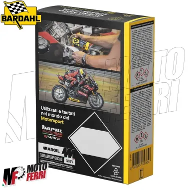 MF6349 Grasso Catena Bardahl K9 Moto Strada Pista + Pulitore + Spazzola