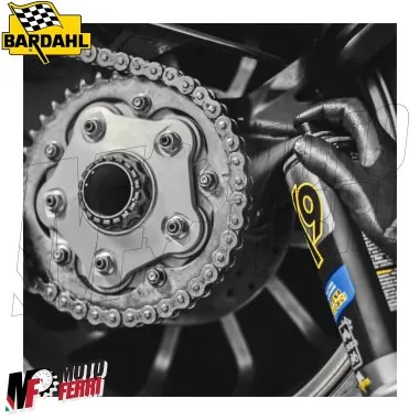 MF6349 Grasso Catena Bardahl K9 Moto Strada Pista + Pulitore + Spazzola