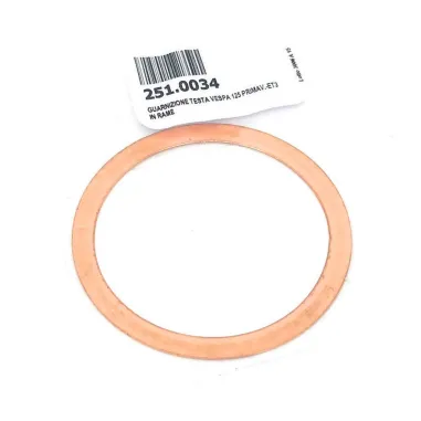 MF0683 - GUARNIZIONE IN RAME TESTA CILINDRO POLINI RACING DM 57 VESPA 50 APE
