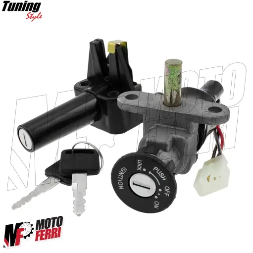 MF2194 Kit serrature quadro chiave MBK Booster R Spirit Yamaha BWS Original 50
