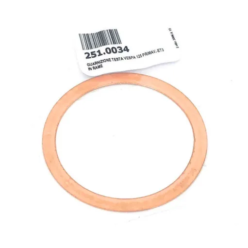 MF0683 - GUARNIZIONE IN RAME TESTA CILINDRO POLINI RACING DM 57 VESPA 50 SPECIAL