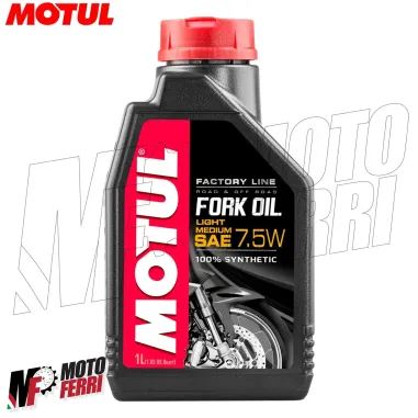 MF6360 - 1Lt Olio Forcella 7,5W Motul Fork Oil Factory Line Sintetico SAE 7,5