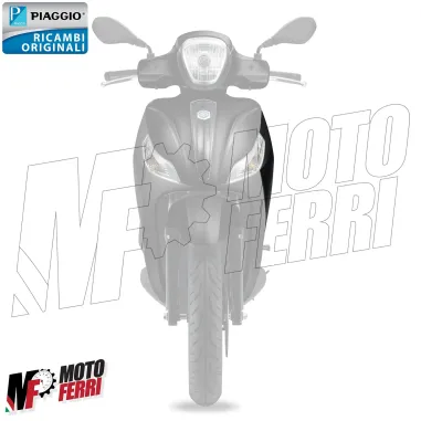 MF6366 Fianchetto Sinistro Anteriore Nero Opaco Piaggio Medley 125 150 2016/2019