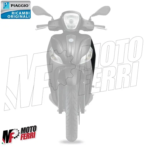 MF6366 Fianchetto Sinistro Anteriore Nero Opaco Piaggio Medley 125 150 2016/2019
