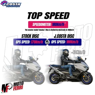 MF6401 Ruota Fonica ABS Post J.Costa +10Km/h Yamaha TMax 560 mod 2020 / 2024