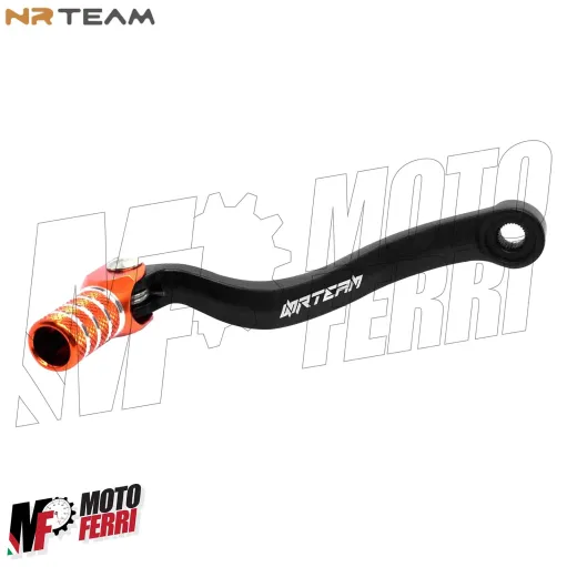 MF6402 Leva Cambio Nero Arancione NRTeam per KTM 250 / 350 EXC-F mod 2012 - 2016
