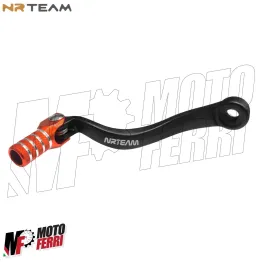 MF6402 Leva Cambio Nero Arancione NRTeam per KTM 525 / 530 EXC-F mod 2003 - 2011 2