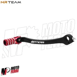 MF6403 Leva Cambio Nero / Rosso NRTeam per Honda CRF 450 X mod 2005 - 2016 2