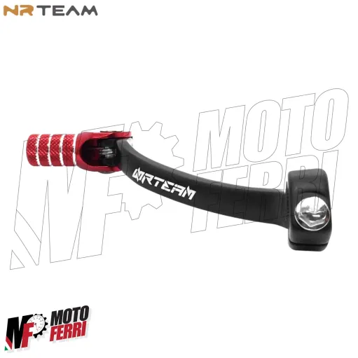 MF6403 Leva Cambio Nero / Rosso NRTeam per Honda CRF 450 X mod 2005 - 2016