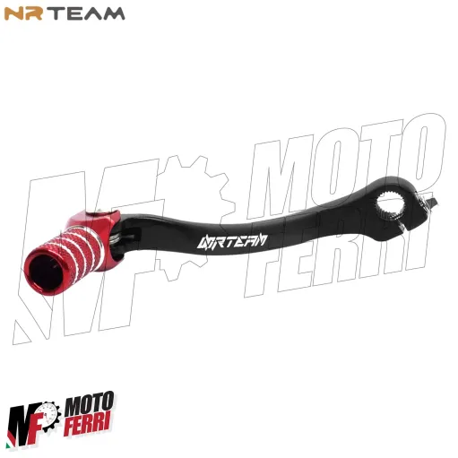 MF6403 Leva Cambio Nero / Rosso NRTeam per Honda CRF 450 X mod 2005 - 2016