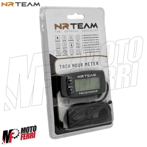 MF6405 Contaore + Contagiri Motore Cross NRTeam Digitale Filo Induzione Candela
