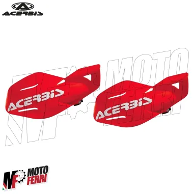 MF6413 Paramani Acerbis MX Uniko Rosso/Bianco Universale Moto Cross Enduro