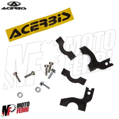 MF6413 Paramani Acerbis MX Uniko Rosso/Bianco Universale Moto Cross Enduro