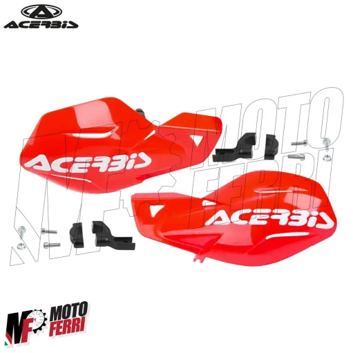 MF6413 Paramani Acerbis MX Uniko Rosso/Bianco Universale Moto Cross Enduro