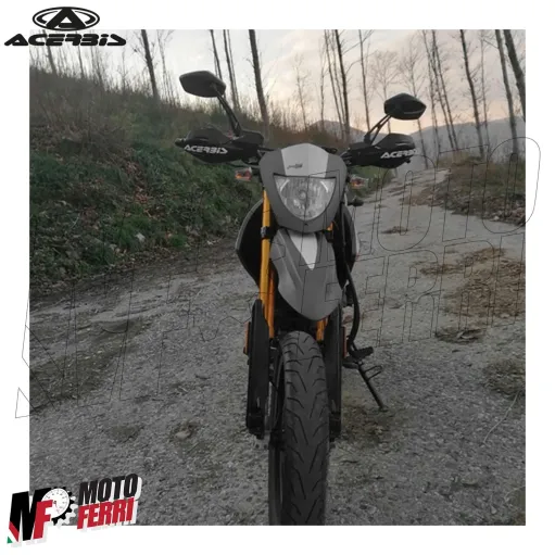 MF6416 Paramani Acerbis MX Uniko Nero / Bianco Universale Moto Cross Enduro