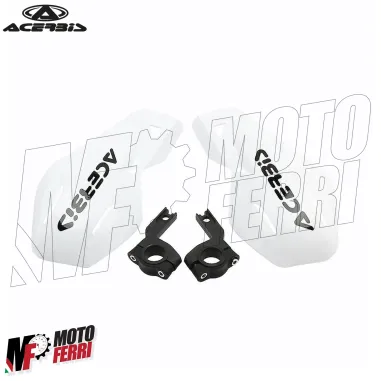 MF6417 Paramani Acerbis MX Uniko Bianco / Nero Universale Moto Cross Enduro