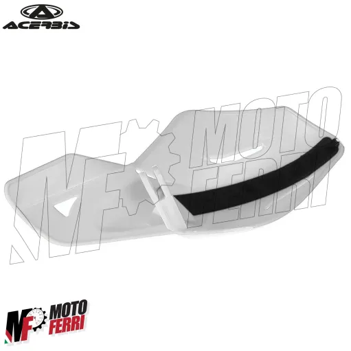 MF6417 Paramani Acerbis MX Uniko Bianco / Nero Universale Moto Cross Enduro