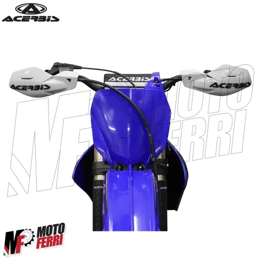 MF6417 Paramani Acerbis MX Uniko Bianco / Nero Universale Moto Cross Enduro