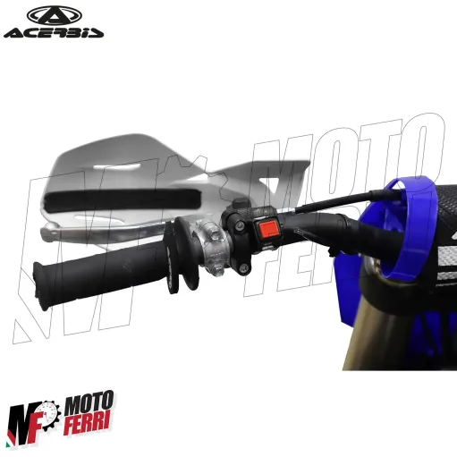 MF6417 Paramani Acerbis MX Uniko Bianco / Nero Universale Moto Cross Enduro