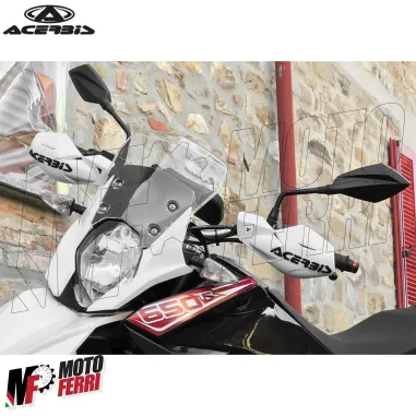 MF6417 Paramani Acerbis MX Uniko Bianco / Nero Universale Moto Cross Enduro