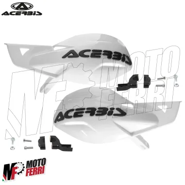 MF6417 Paramani Acerbis MX Uniko Bianco / Nero Universale Moto Cross Enduro