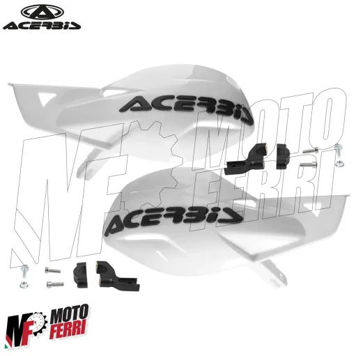 MF6417 Paramani Acerbis MX Uniko Bianco / Nero Universale Moto Cross Enduro