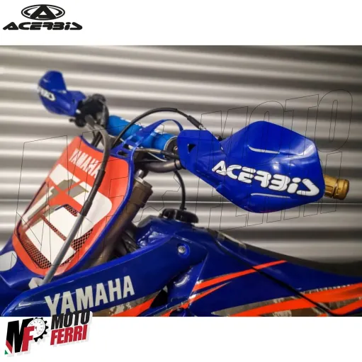 MF6418 Paramani Acerbis MX Uniko Blu / Bianco Universale Moto Cross Enduro