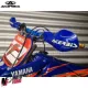 MF6418 Paramani Acerbis MX Uniko Blu / Bianco Universale Moto Cross Enduro