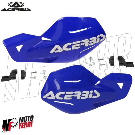 MF6418 Paramani Acerbis MX Uniko Blu / Bianco Universale Moto Cross Enduro