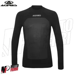 MF6420 Maglia Termica Tecnica Traspirante Acerbis X-Wind Nero Moto Scooter 2