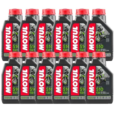 MF0673 - OLIO MOTORE MISCELA MIX MOTUL 510 2T BASE SINTETICO - 12 LITRI LT