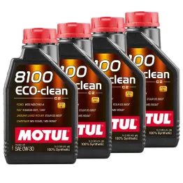 MF6428 Olio Motore Motul 8100 Eco-Clean 0W30 100% Sintetico ACEA C2 API SN - 4Lt