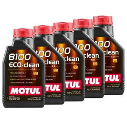 MF6429 Olio Motore Motul 8100 Eco-Clean 0W30 100% Sintetico ACEA C2 API SN - 5Lt