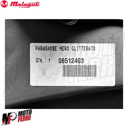 MF6432 Paragambe Scudo Interno Nero Malaguti F12R 50 LC AC dal 2007 al 2010