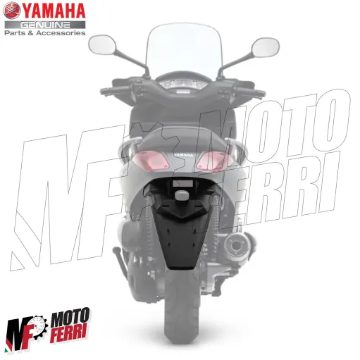 MF6433 Parafango Posteriore Portatarga Originale Yamaha XMax 125 250 (2005/2009)