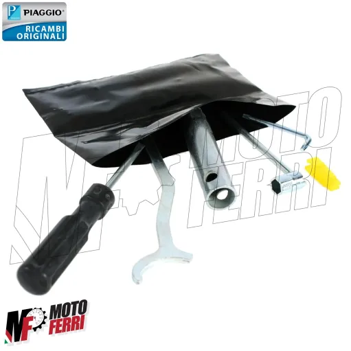 MF1977 Set Borsa Attrezzi Originale Piaggio Beverly 125 250 300 350 400 500