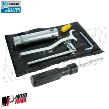 MF1977 Set Borsa Attrezzi Originale Piaggio Beverly 125 250 300 350 400 500