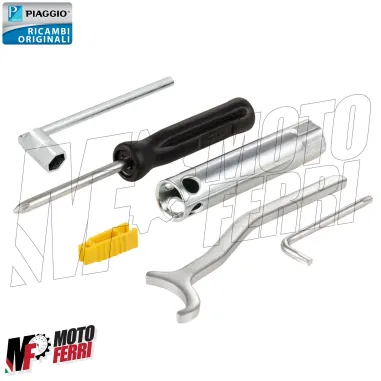 MF1977 Set Borsa Attrezzi Originale Piaggio Beverly 125 250 300 350 400 500