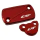 MF6438 Tappi Coperchi Vaschetta Freno CNC Rosso per Honda CRF 150 250 450 R X