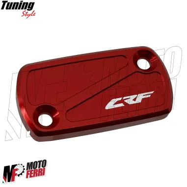 MF6438 Tappi Coperchi Vaschetta Freno CNC Rosso per Honda CRF 150 250 450 R X