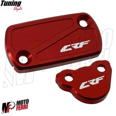 MF6438 Tappi Coperchi Vaschetta Freno CNC Rosso per Honda CRF 150 250 450 R X